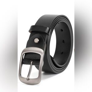 Women’s Black Leather Belt